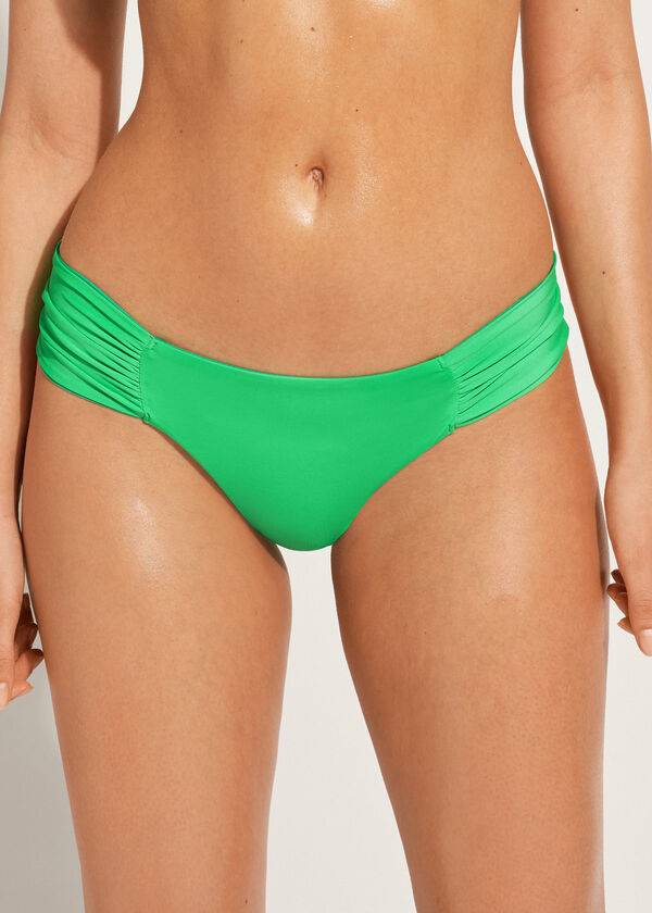 Calzedonia Brazilian Indonesia Eco Bikinibroekjes Dames Groen | BE1312GL