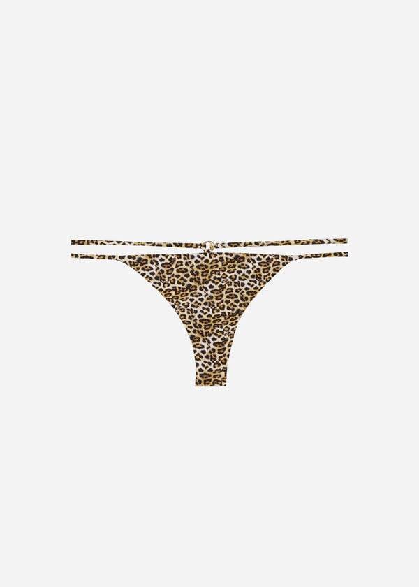 Calzedonia Brazilian Side String Malindi Bikinibroekjes Dames Bruin | BE1321BC