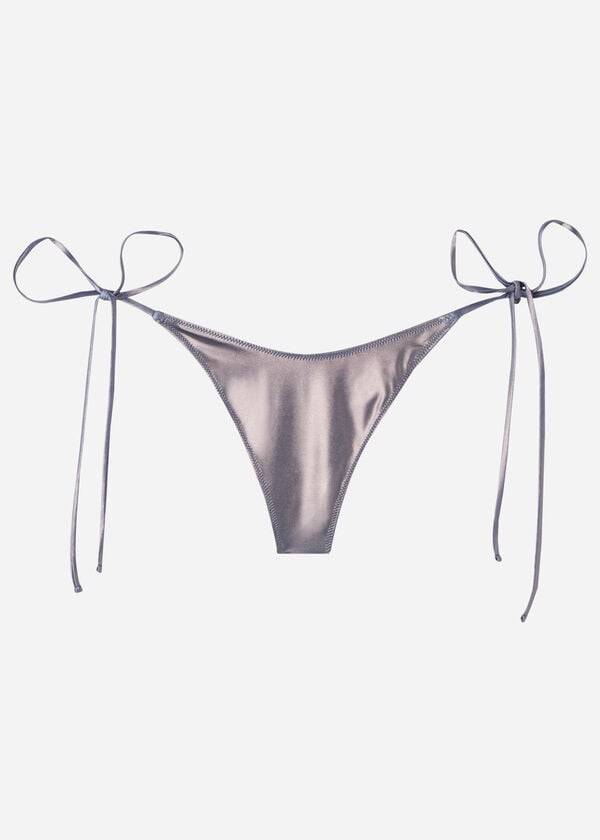 Calzedonia Brazilian Side Tie Daytona Bikinibroekjes Dames Blauw | BE1323MA