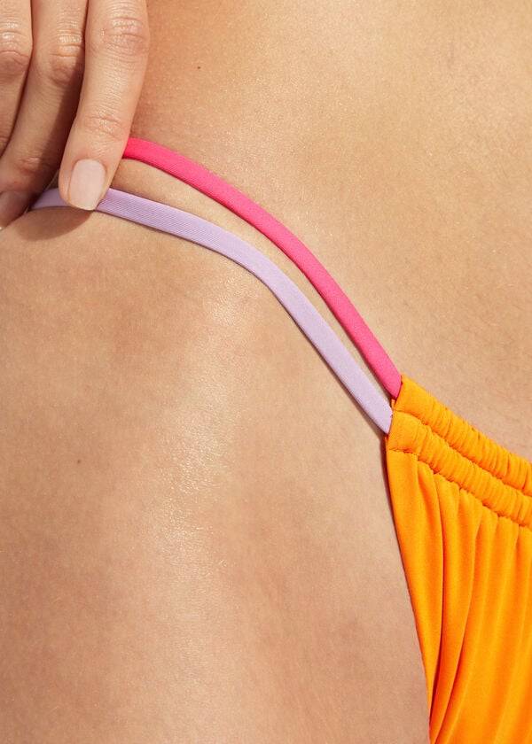 Calzedonia Brazilian String Tokyo Eco Bikinibroekjes Dames Oranje | BE1345CE