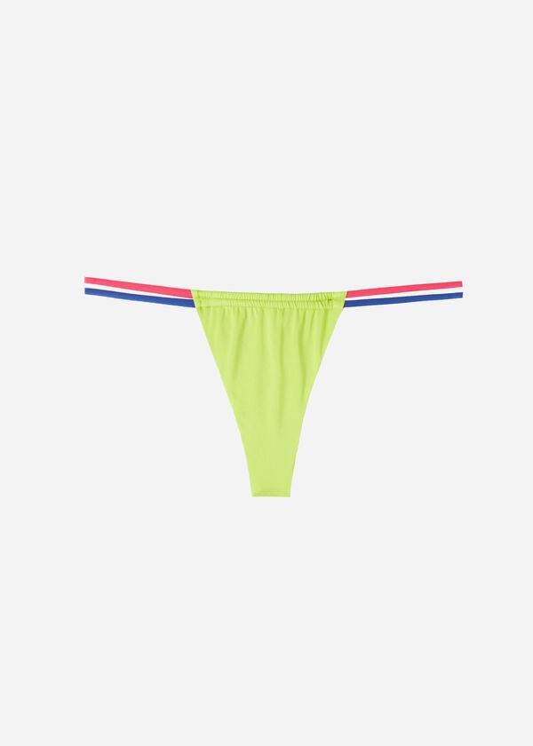 Calzedonia Brazilian String Tokyo Eco Bikinibroekjes Dames Groen | BE1346VD