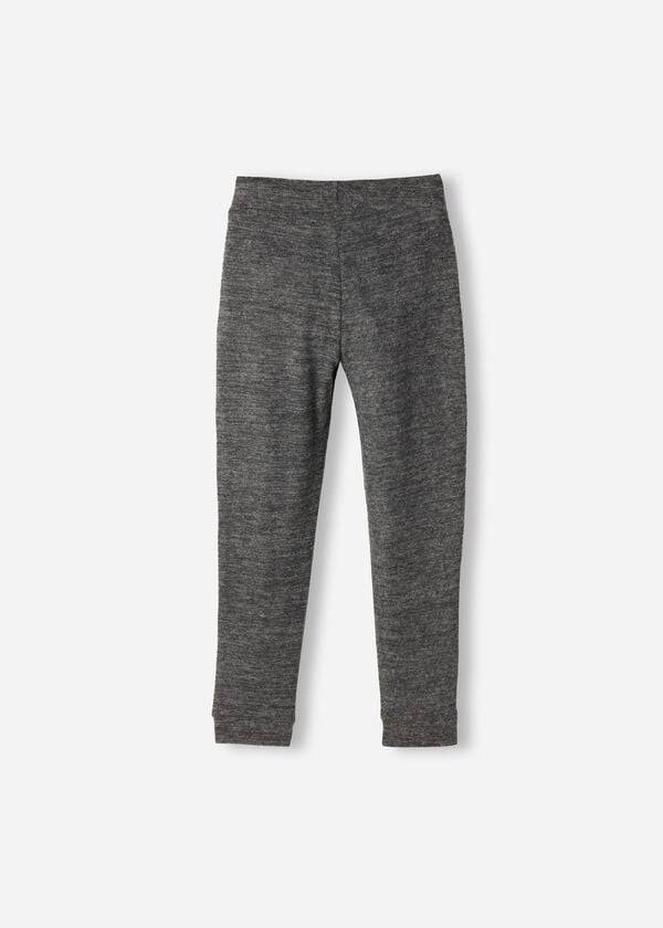 Calzedonia Cashmere Blend Stretch Leggings Kinderen Grijs | BE3118JJ