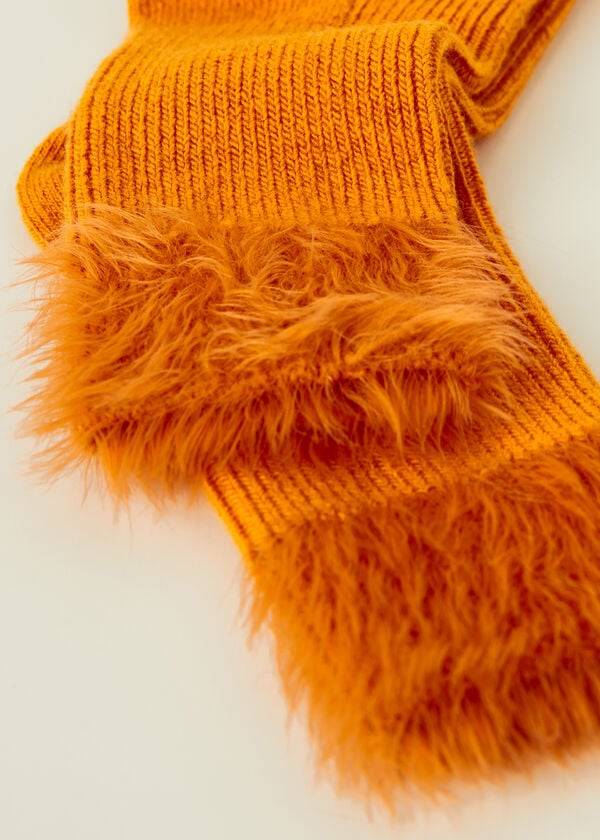 Calzedonia Cashmere Kort with Soft Trim Sokken Dames Oranje | BE2359LH