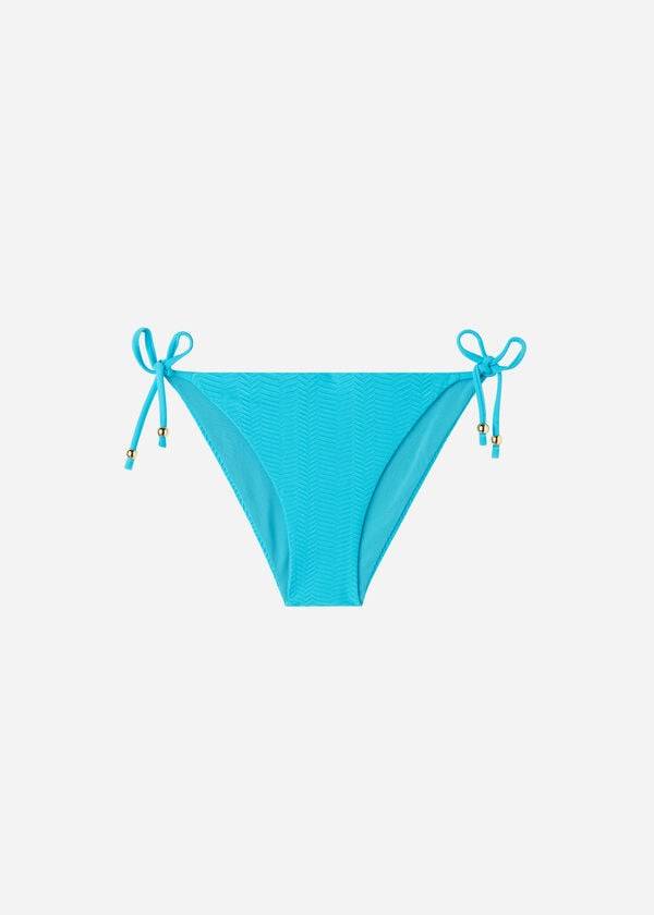 Calzedonia Chevron String Casablanca Bikinibroekjes Dames Turquoise Groen | BE1358OR