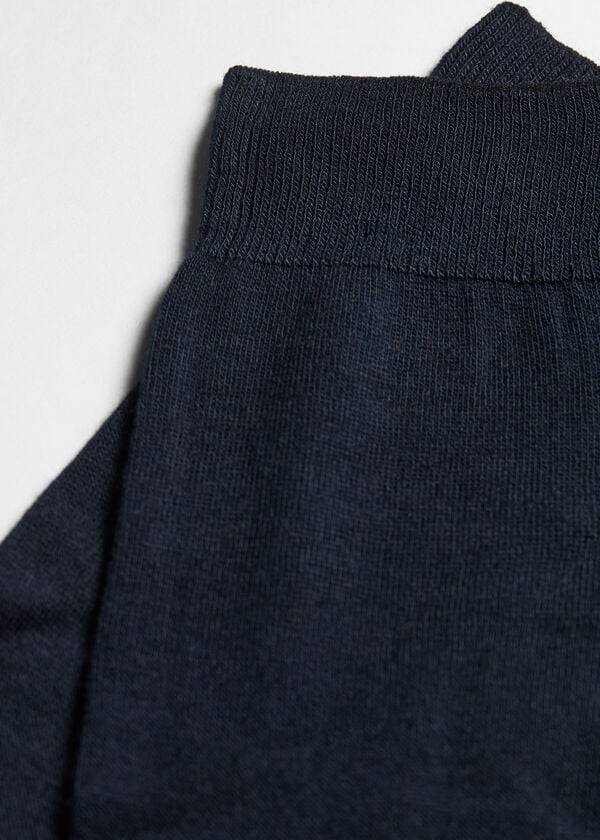 Calzedonia Crew with Cashmere Sokken Heren Blauw | BE2830XF