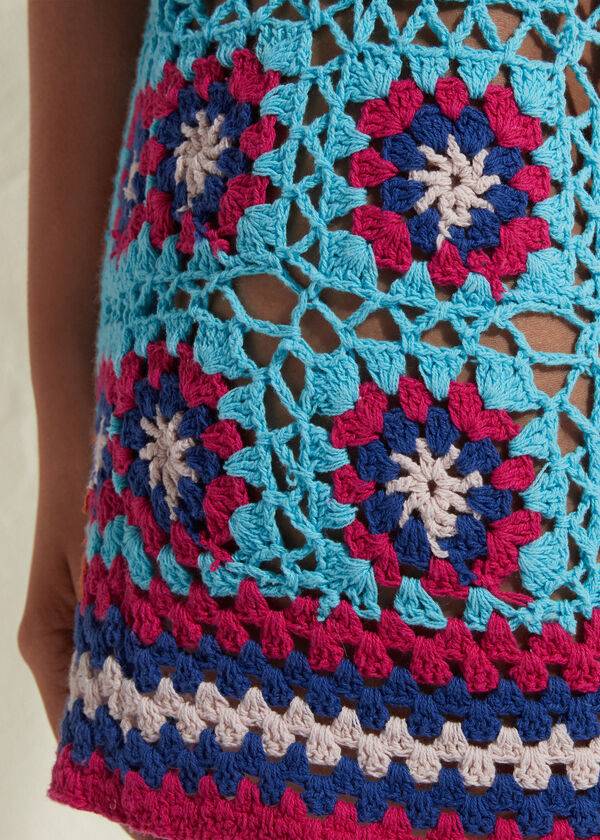 Calzedonia Crochet Skirt Cover-ups Dames Turquoise Blauw | BE2129MA