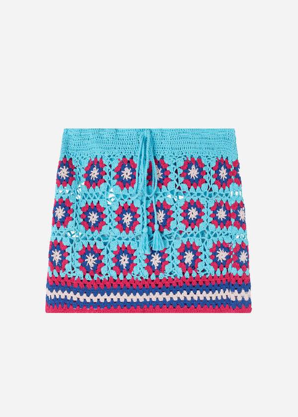 Calzedonia Crochet Skirt Cover-ups Dames Turquoise Blauw | BE2129MA