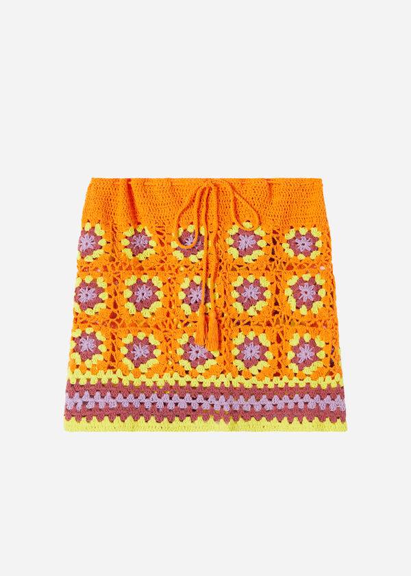 Calzedonia Crochet Skirt Cover-ups Dames Oranje | BE2130QZ