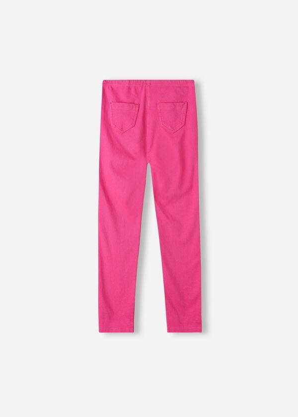 Calzedonia Denim jeggings Leggings Kinderen Roze | BE3132RW