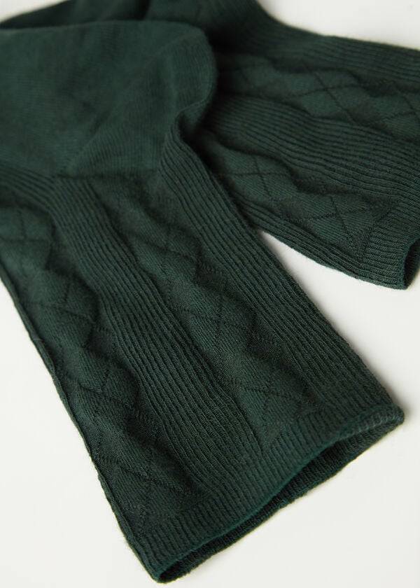 Calzedonia Diamond-Pattern Wol Kort Sokken Dames Groen | BE2417DN