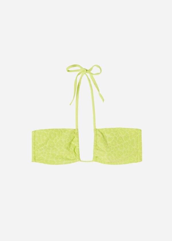 Calzedonia Drawstring Bandeau Bangkok Bikinitopjes Dames Groen | BE1708XF