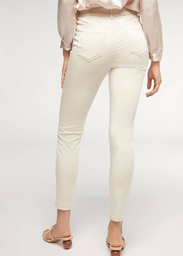 Calzedonia Eco Light Push Up Denim Jeans Dames Bruin Beige | BE2580YU