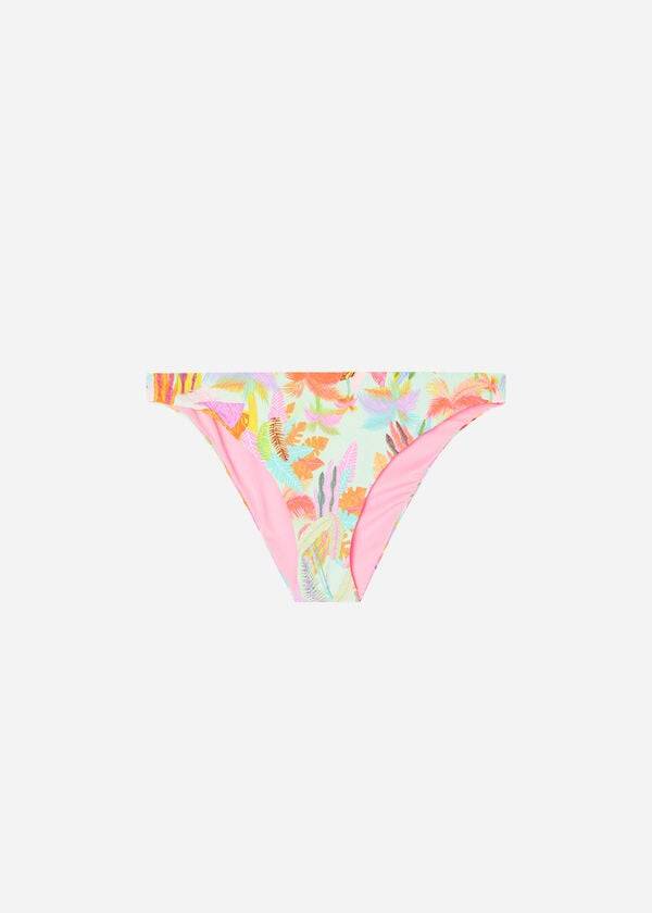 Calzedonia Foliage Tahiti Bikinibroekjes Dames Groen | BE1379RW