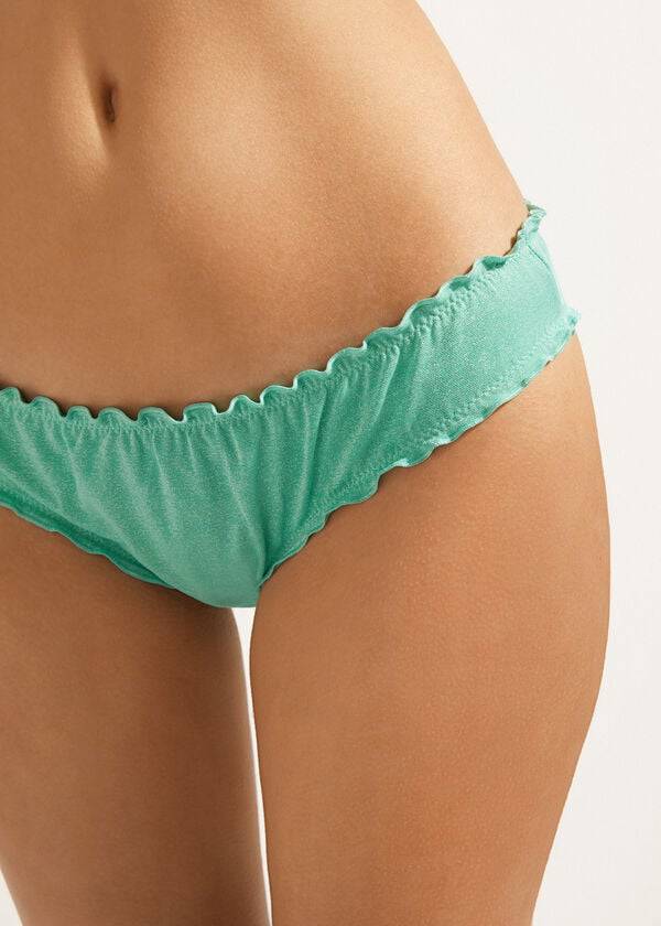 Calzedonia Formentera Bikinibroekjes Dames Groen | BE1381YU