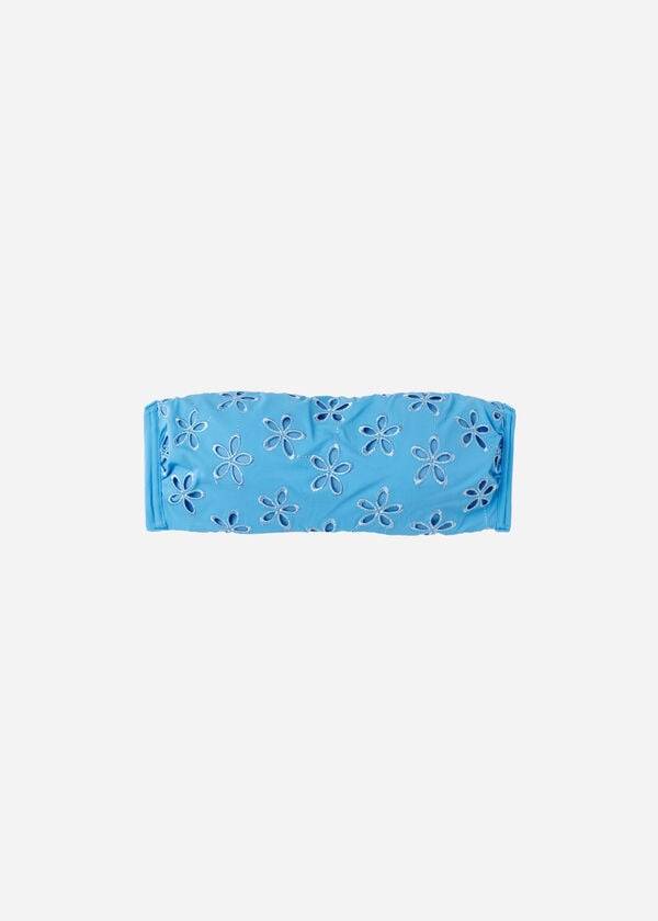 Calzedonia Gewatteerd Bandeau Corfù Bikinitopjes Dames Blauw | BE1786XF