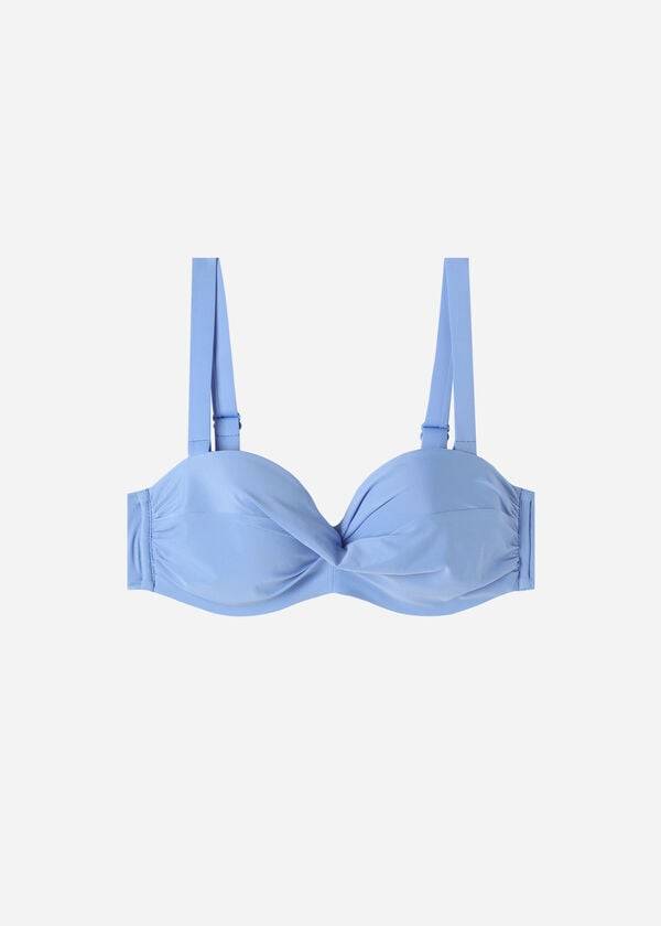 Calzedonia Gewatteerd Bandeau Indonesia Bikinitopjes Dames Blauw | BE1789BC