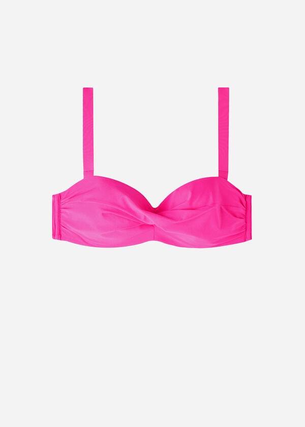 Calzedonia Gewatteerd Bandeau Indonesia Eco cobey Bikinitopjes Dames Roze | BE1800OR