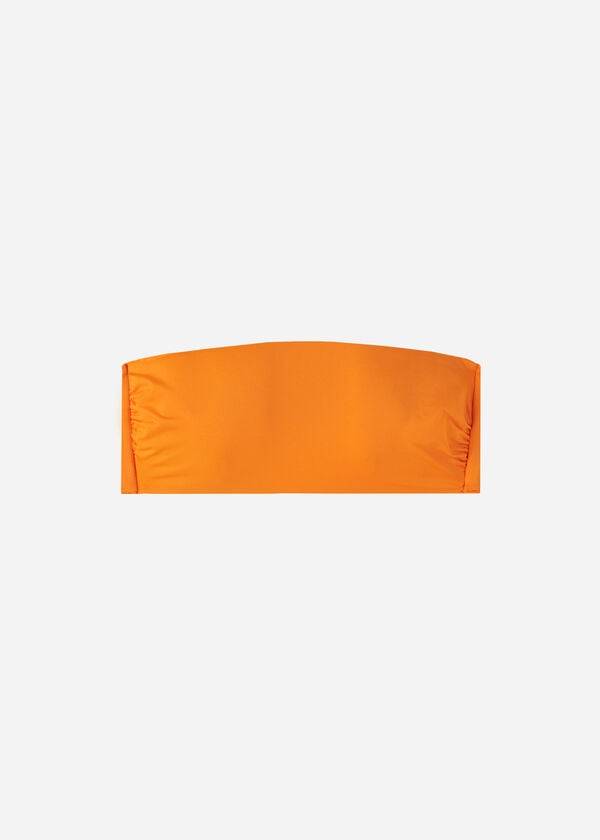 Calzedonia Gewatteerd Bandeau Indonesia Eco Strapless Bikinitopjes Dames Oranje | BE1809KI