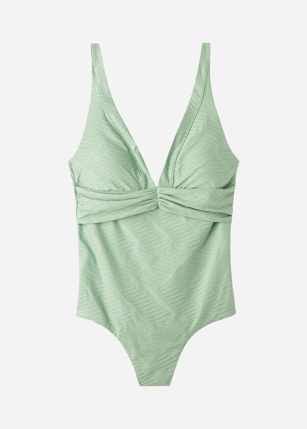 Calzedonia Gewatteerd One-Piece Genova Badpakken Dames Groen | BE2174LH