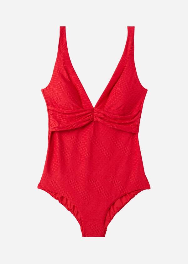 Calzedonia Gewatteerd One-Piece Genova Badpakken Dames Rood | BE2175ZG