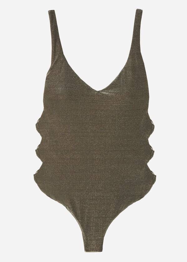 Calzedonia Gewatteerd One-Piece Hollywood Badpakken Dames Zwart | BE2176XF