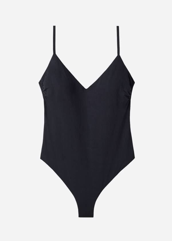 Calzedonia Gewatteerd One-Piece Indonesia Badpakken Dames Zwart | BE2178VD