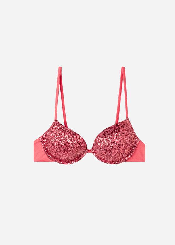 Calzedonia Gewatteerd Push-Up Cannes Bikinitopjes Dames Roze | BE1838XF