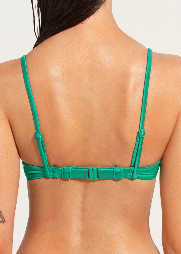 Calzedonia Gewatteerd Push-Up Cannes Bikinitopjes Dames Groen | BE1840VD