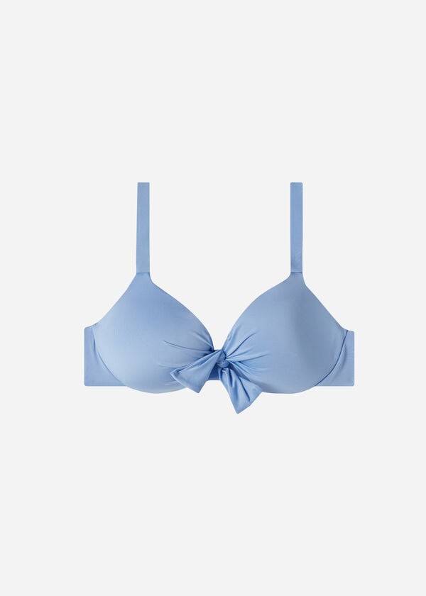 Calzedonia Gewatteerd Push Up Indonesia Eco Bikinitopjes Dames Blauw | BE1817MA