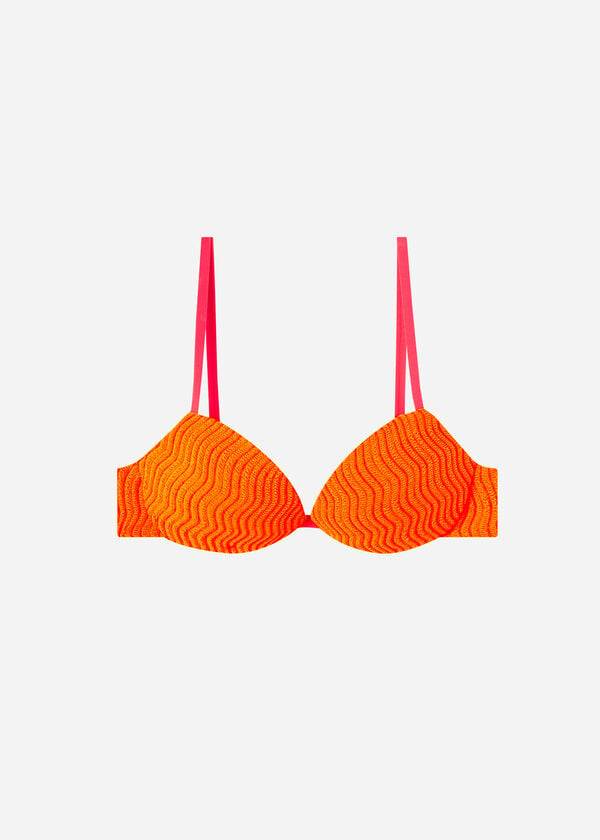 Calzedonia Gewatteerd Push-Up Mykonos Bikinitopjes Dames Oranje | BE1868NB