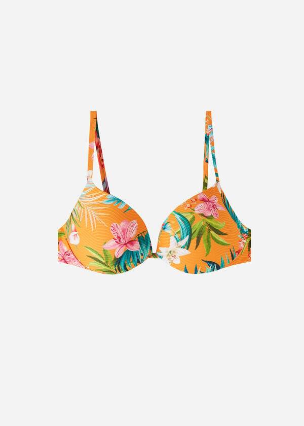 Calzedonia Gewatteerd Push-Up Rio Eco Bikinitopjes Dames Oranje | BE1875YU