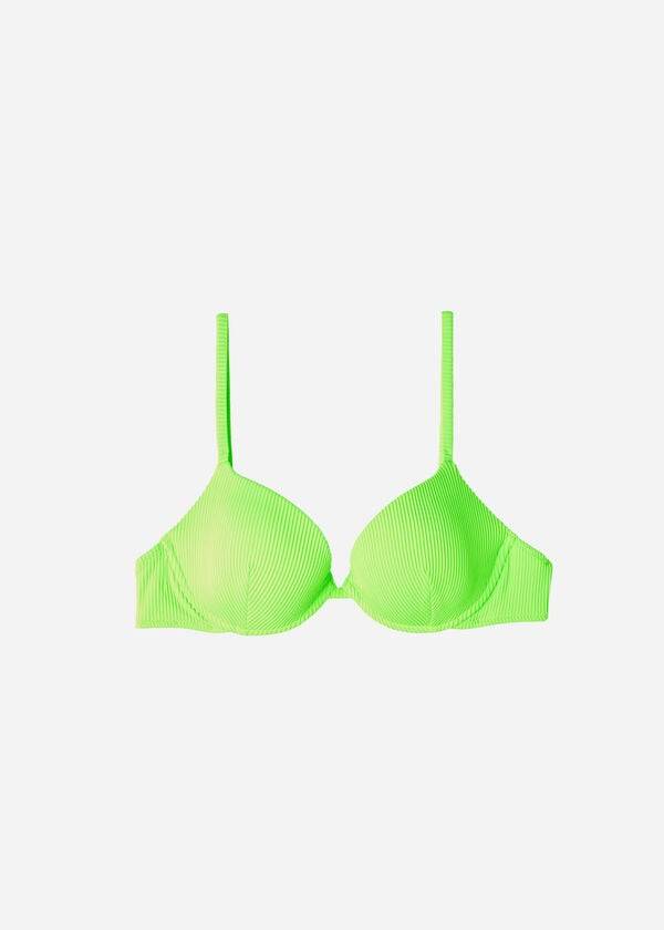 Calzedonia Gewatteerd Push-up New York Bikinitopjes Dames Groen | BE1872EX