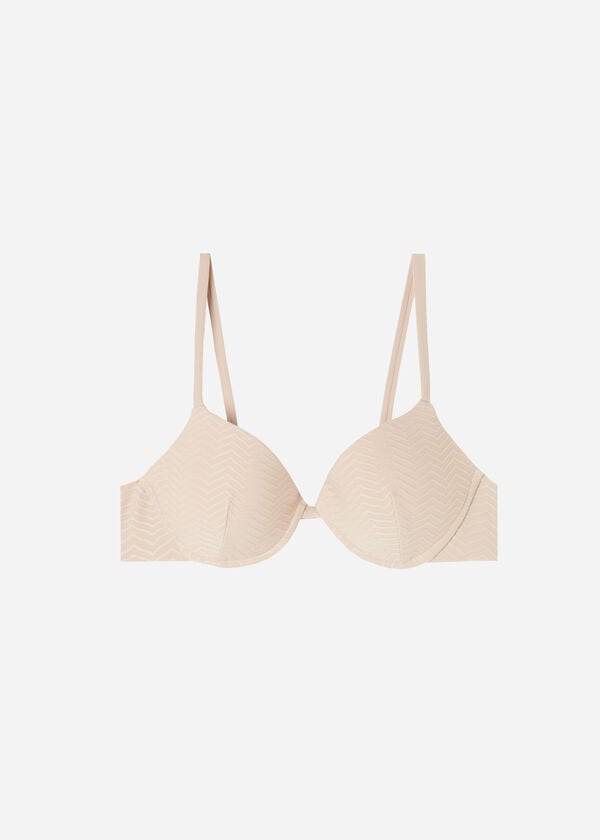 Calzedonia Gewatteerd Push-up The Hamptons Bikinitopjes Dames Beige | BE1881SO