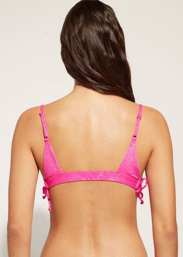 Calzedonia Gewatteerd Tank-Stijl Antibes Bikinitopjes Dames Roze | BE1883FM