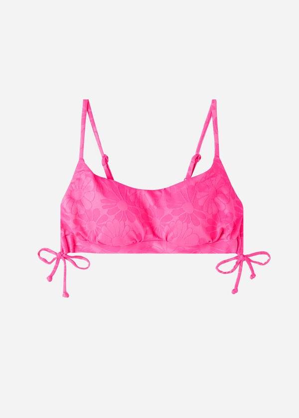 Calzedonia Gewatteerd Tank-Stijl Antibes Bikinitopjes Dames Roze | BE1883FM