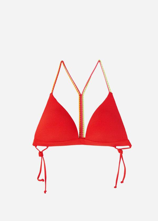 Calzedonia Gewatteerd Triangle Berlino Bikinitopjes Dames Rood | BE1896QZ