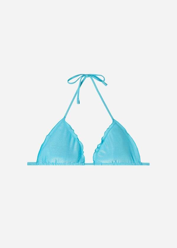 Calzedonia Gewatteerd Triangle Formentera Bikinitopjes Dames Turquoise | BE1898EX