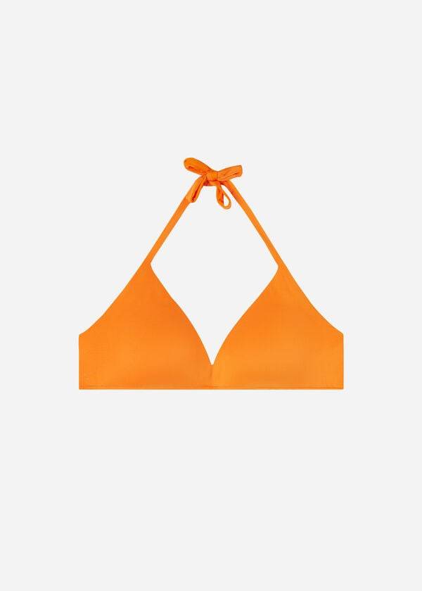 Calzedonia Gewatteerd Triangle Indonesia Eco Bikinitopjes Dames Oranje | BE1907SO