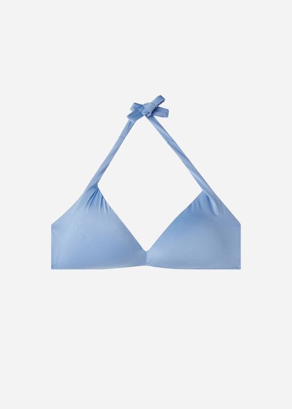 Calzedonia Gewatteerd Triangle Indonesia Eco Bikinitopjes Dames Blauw | BE1908DN