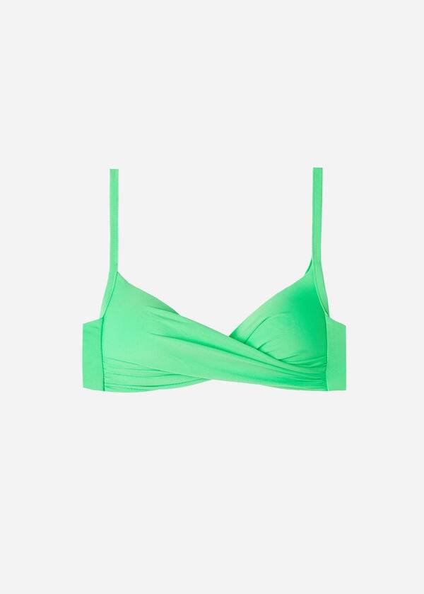 Calzedonia Gewatteerd Triangle Indonesia Eco cobey Bikinitopjes Dames Mintgroen | BE1912JJ