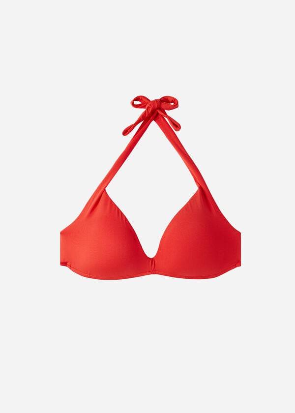 Calzedonia Gewatteerd Triangle Indonesia Eco rise Bikinitopjes Dames Rood | BE1915ZG