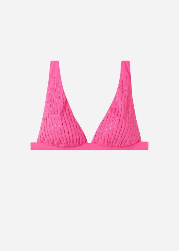 Calzedonia Gewatteerd Triangle Shanghai Bikinitopjes Dames Roze | BE1935FM