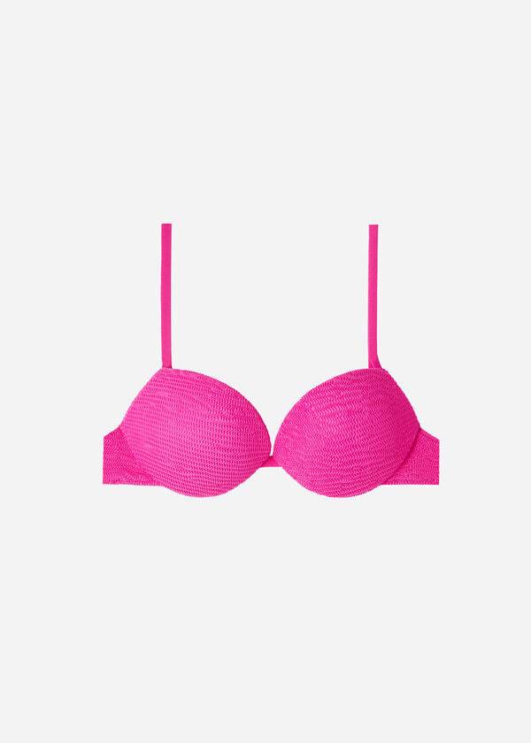 Calzedonia Graduated Gewatteerd Push-Up Miami Bikinitopjes Dames Roze | BE1726DN