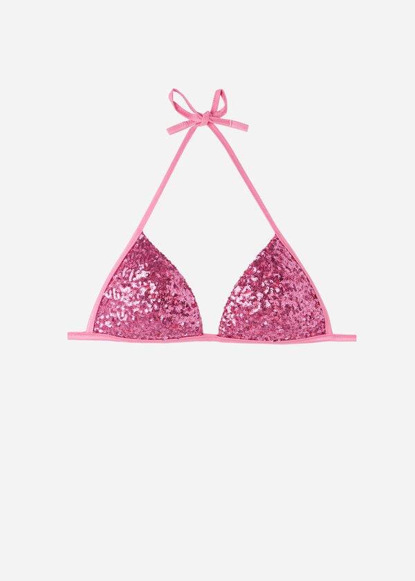 Calzedonia Graduated Gewatteerd Triangle Cannes Bikinitopjes Dames Roze | BE1734XF