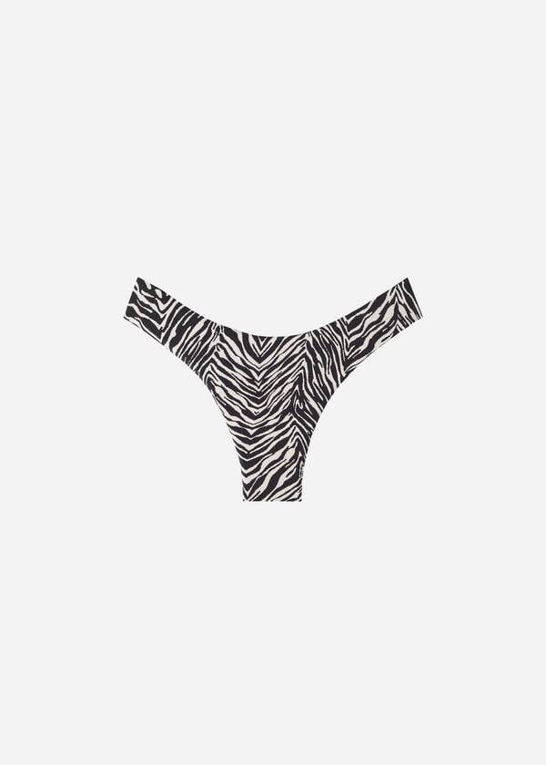 Calzedonia High-Cut Brazilian Nairobi Bikinibroekjes Dames Zwart | BE1449CE