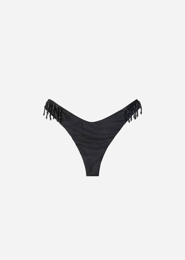 Calzedonia High Cut Brazilian Taipei Bikinibroekjes Dames Zwart | BE1394LH