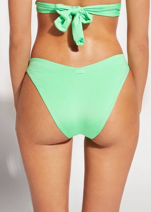 Calzedonia High Cut Indonesia Eco Bikinibroekjes Dames Mintgroen | BE1396XF