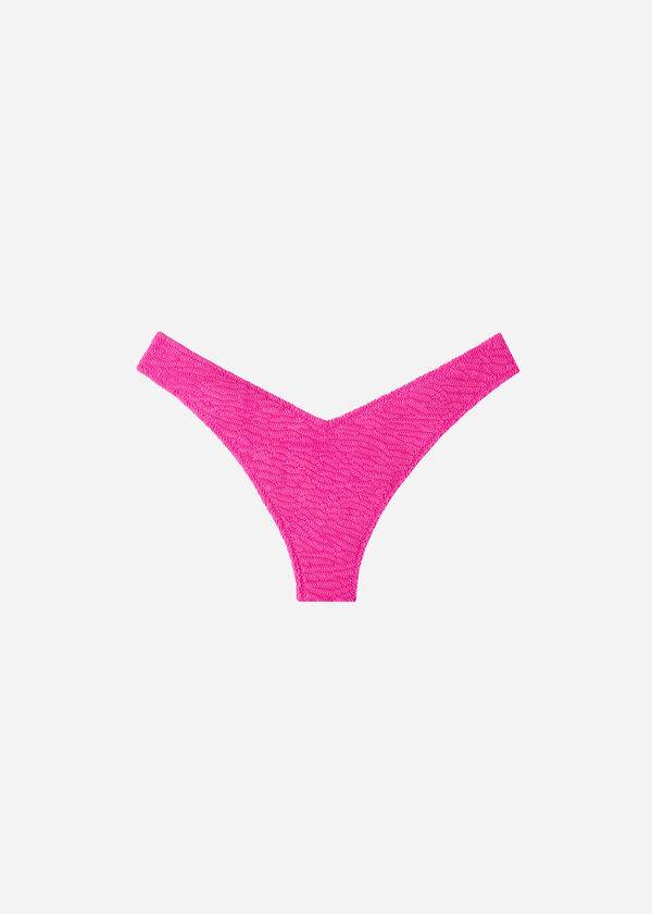 Calzedonia High Cut V-shaped Brazilian Miami Bikinibroekjes Dames Roze | BE1399BC