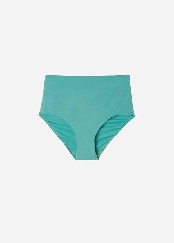 Calzedonia High Shaper Taille Indonesia Eco Bikinibroekjes Dames Turquoise | BE1402QZ