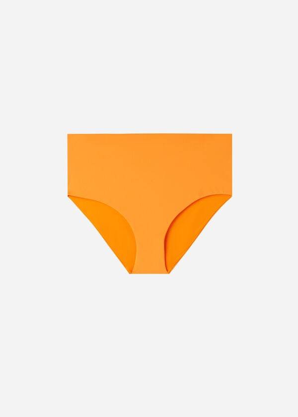 Calzedonia High Shaper Taille Indonesia Eco Bikinibroekjes Dames Oranje | BE1406TV